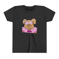 Bulldogs with Pink Stars Bella Canvas Youth T-shirt
