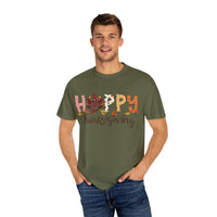Comfort Colors Unisex Happy Thanksgiving T-Shirt