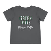 'Green Wave - Mazie Ruth' Toddler Bella Canvas T-shirt