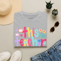 'This Teacher Prays' Gildan Soft-style T-shirt