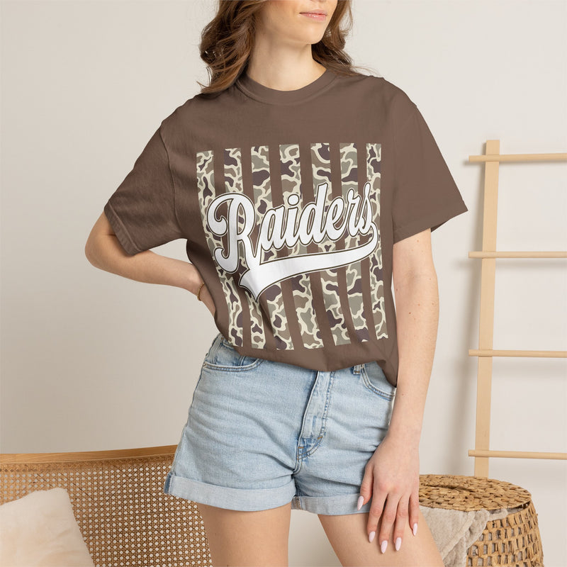 Camo Striped 'Raiders' Comfort Colors Unisex T-shirt