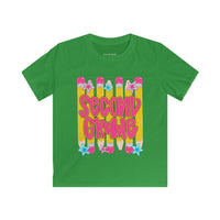 Second Grade Kids T‑Shirt — Colorful Pencil Back‑to‑School Tee