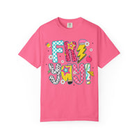 Fri-Yay Fizzy Pop Cartoon Letters Comfort Colors T-Shirt