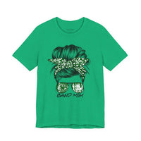 Band Mom Messy Bun Bella Canvas t-shirt