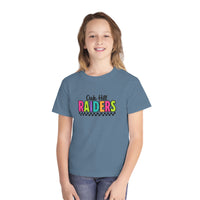 Neon Retro 'Oak Hill Raiders' Youth Comfort Colors T-shirt