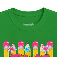 First Grade Kids T‑Shirt — Pencil Back-to-School Tee