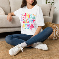 'This Teacher Prays' Gildan Soft-style T-shirt