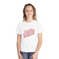 'Oak Hill Raiders' Retro Script Comfort Colors Kids T‑Shirt