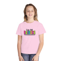 Neon Retro 'Oak Hill Raiders' Youth Comfort Colors T-shirt