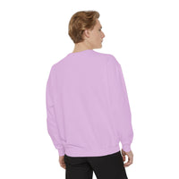 Neon Thanksgiving Turkey Comfort Colors Unisex Crewneck Sweatshirt