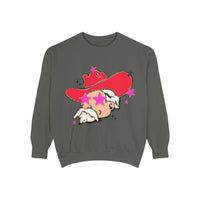 Preppy Mascot, Ole Miss Rebels, Colonel Reb Comfort Colors Garment Dyed Unisex Sweatshirt, College Football, SEC outfit