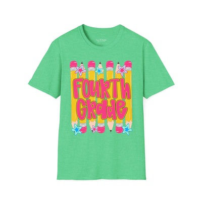 Fourth Grade Pencil T‑Shirt – Cute Back‑to‑School Teacher Tee