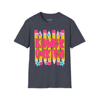 Kindergarten Graphic T-Shirt — Colorful Pencil Back-to-School Tee
