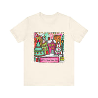 Festive Cityscape Tee for Holiday Cheer, Unisex T-Shirt, Christmas Gift, Cute Casual Wear, Colorful Tee for Celebrations, Holiday [...]