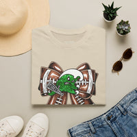 'Green Wave' Glitter Bow Gildan Soft-style T-shirt