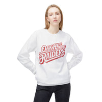 'Oak Hill Raiders' Crewneck Sweatshirt — Vintage Retro School Spirit Pullover