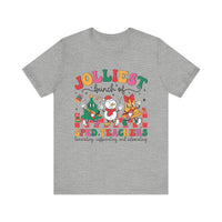 SPED Teacher Jolly Christmas Tee, Bella Canvas Shirt