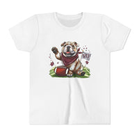 Bella Canvas Youth Vintage Bulldog Pride Football t-shirt, MSU Bulldogs, Starkville MS, Athletics, College Football, Bulldog Pride