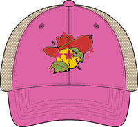 Women's Washed Mesh-Back Cap, Preppy Mascot hat, Girly Colonel Reb Cap, Ole Miss Rebels Athletics, College Football Accessory, SEC