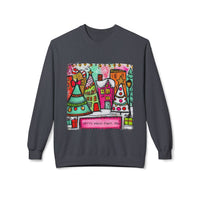 Festive Holiday Fleece Sweatshirt with Colorful Christmas Design, Cozy Crewneck, Perfect for Winter Celebrations, Gift for Him/Her, [...]
