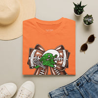 'Green Wave' Glitter Bow Gildan Soft-style T-shirt