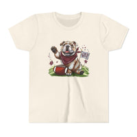 Bella Canvas Youth Vintage Bulldog Pride Football t-shirt, MSU Bulldogs, Starkville MS, Athletics, College Football, Bulldog Pride