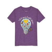 'Let Your Light Shine' Autism Awareness Bella Canvas Youth T-shirt