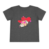 Toddler Bella Canvas Tee. Preppy Mascot T-shirt for girls, Colonel Reb outfit, Ole Miss Rebels football outfit, College Football, SEC