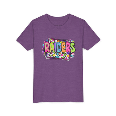 'Raiders' Graffiti Youth Bella Canvas T-shirt
