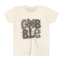 'Gobbler' Girly Thanksgiving Youth Bella Canvas T-shirt