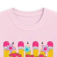 Third Grade Kids Tee — Bright Pencil Back-to-School Shirt