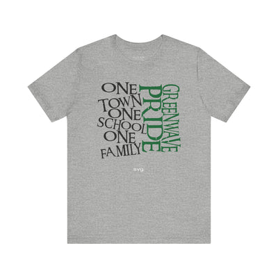 'Green Wave Pride' Bella Canvas T-shirt