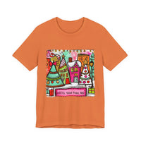 Festive Cityscape Tee for Holiday Cheer, Unisex T-Shirt, Christmas Gift, Cute Casual Wear, Colorful Tee for Celebrations, Holiday [...]
