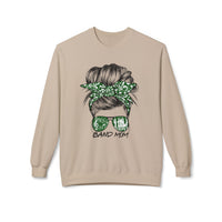 Band Mom Messy Bun Gildan Softstyle Midweight Sweatshirt