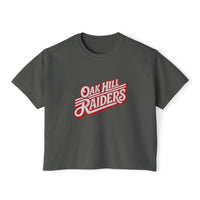 Retro 'Oak Hill Raiders' Women's Comfort Colors Boxy Tee