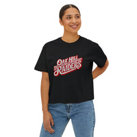 Retro 'Oak Hill Raiders' Women's Comfort Colors Boxy Tee