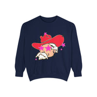 Preppy Mascot, Ole Miss Rebels, Colonel Reb Comfort Colors Garment Dyed Unisex Sweatshirt, College Football, SEC outfit