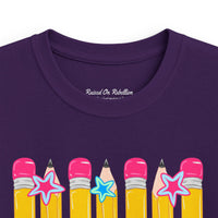 Kids Tee — Pink Pencils 'Pre-K' Back-to-School Graphic Shirt