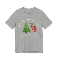 Churchill Elementary Tinsel in Tangle Christmas Shirt, Bella Canvas Unisex Tee - Holiday Xmas Gift Apparel, Festive School Spirit Outfit,