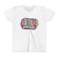 'Raiders' Graffiti Youth Bella Canvas T-shirt