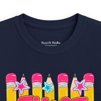 First Grade Kids T‑Shirt — Pencil Back-to-School Tee