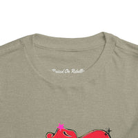Toddler Bella Canvas Tee. Preppy Mascot T-shirt for girls, Colonel Reb outfit, Ole Miss Rebels football outfit, College Football, SEC