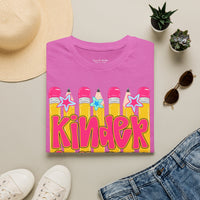 Kindergarten Graphic T-Shirt — Colorful Pencil Back-to-School Tee