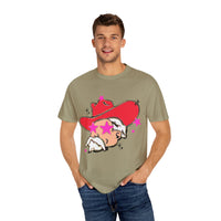 Preppy Mascot, Ole Miss Rebels, Colonol Reb Comfort Colors Garment Dyed Unisex Tee, College Football t-shirt