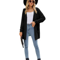Women's Solid Color Cardigan Sweater
