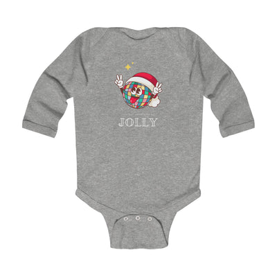 Christmas Infant Bodysuit, Holiday Baby Onesie, Jolly Disco Ball, Festive Rabbit Skins Outfit, Toddler Romper