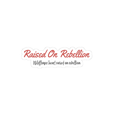 Wildflower Heart Kiss-Cut Stickers | Raised On Rebellion | Laptop Decals, Aesthetic Stickers, Cute Gifts, Floral Art