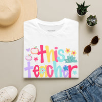 'This Teacher Prays' Gildan Soft-style T-shirt