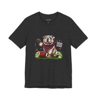 Vintage Bulldog Pride Football Bella Canvas Unisex T-shirt