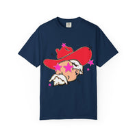 Preppy Mascot, Ole Miss Rebels, Colonol Reb Comfort Colors Garment Dyed Unisex Tee, College Football t-shirt
